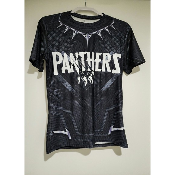 Cody Lundin Sport Mens Panthers Short Sleeve T-Shirt Size S/M Gray White - Picture 2 of 10